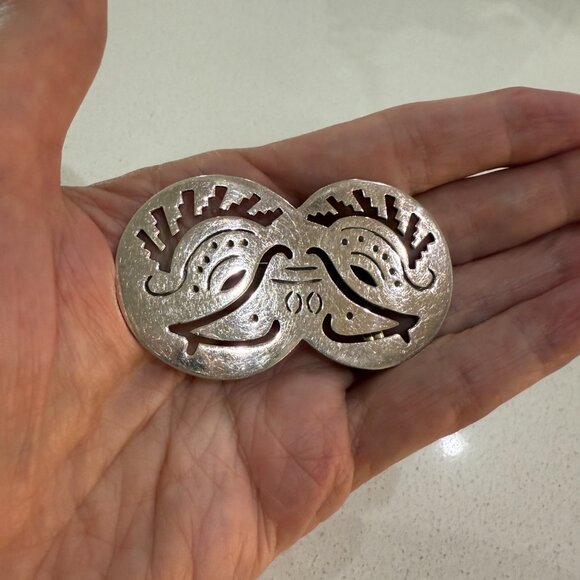 TAXCO 925 STERLING SILVER Pendant BROOCH - Picture 12 of 12